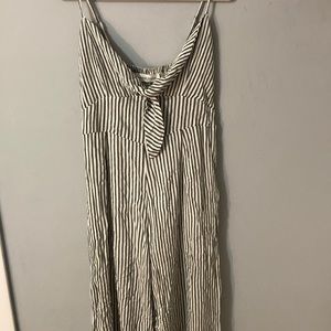 stripped jumpsuit